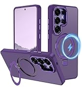 Hekodonk for Galaxy S26 Ultra Case with Magnetic Invisible Ring Stand,Compatible with Magsafe,Sli...