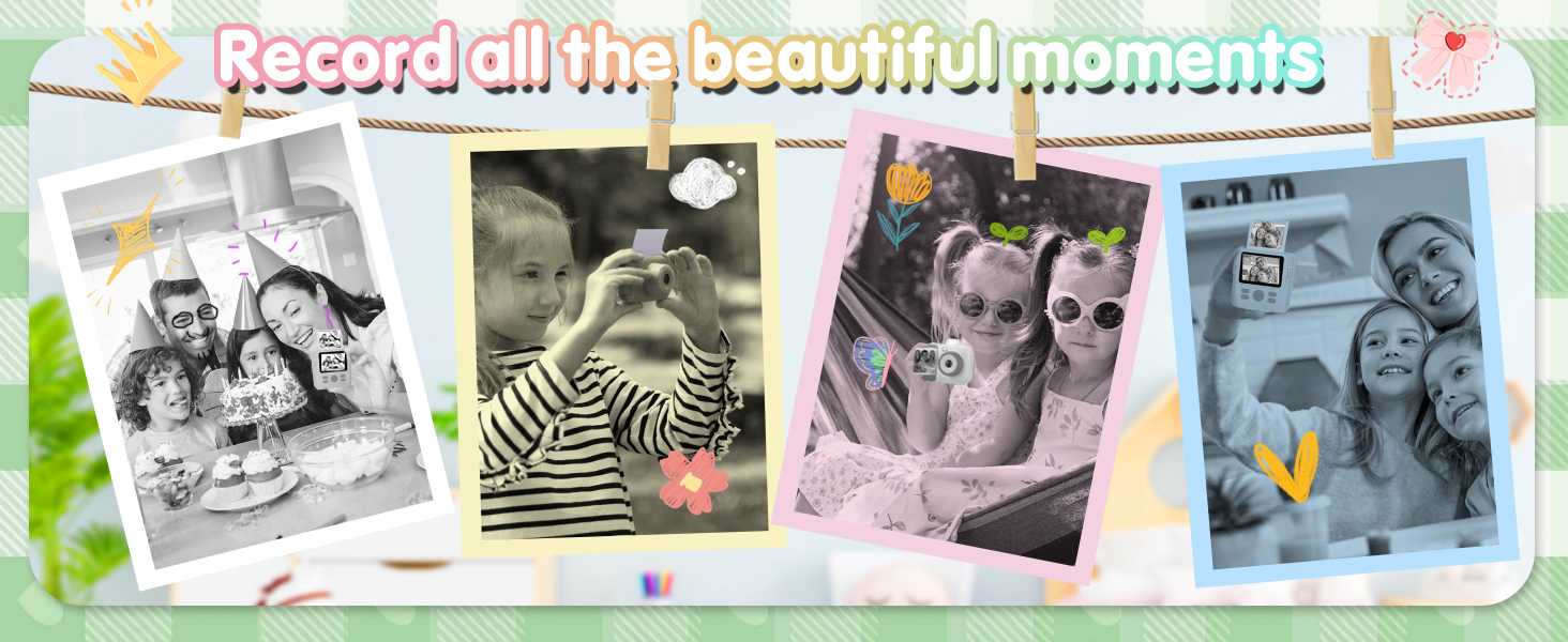Kids Instant Camera Print Refill Paper