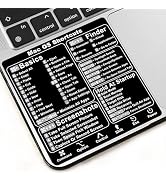 2-Pack Shortcuts Sticker for Apple Mac OS System, 2026 New Shortcuts Sticker for MacBook Pro/Air ...