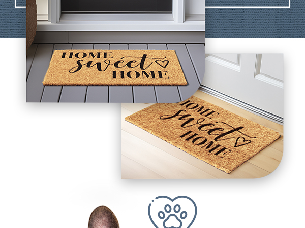 Welcome mat Front door mat Outdoor doormat Indoor welcome mat Eye-catching design