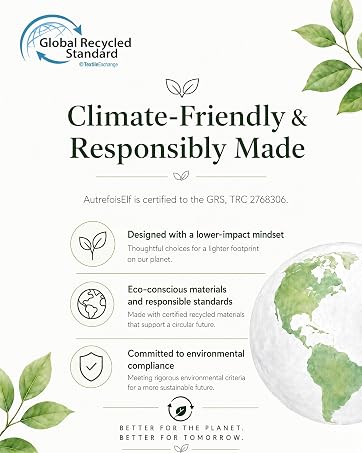 AutrefoisElf smart ring with GRS certified recycled materials.