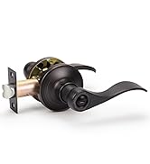 Oil rubbed bronze door handle