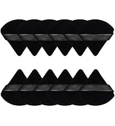 12 Pieces Triangle Powder Puff Soft Velour Puff Makeup Powder Puffs for Face Powder Loose Powder ...