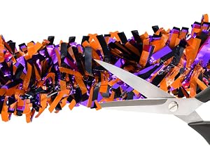 4 Strings Total 26.4 FT Halloween Full Fringe Tinsel Garlands