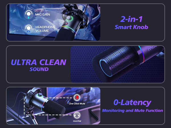 MAONO XLRUSB Dynamic Microphone