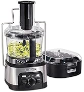 Hamilton Beach Professional Stack & Snap Food Processor & Veggie Spiralizer for Slicing, Shreddin...