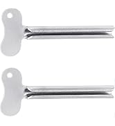 2 Pcs Stainless-Steel Tube Toothpaste Squeezer Keys Metal Hair Dye Color Wringer Tool Durable Key...