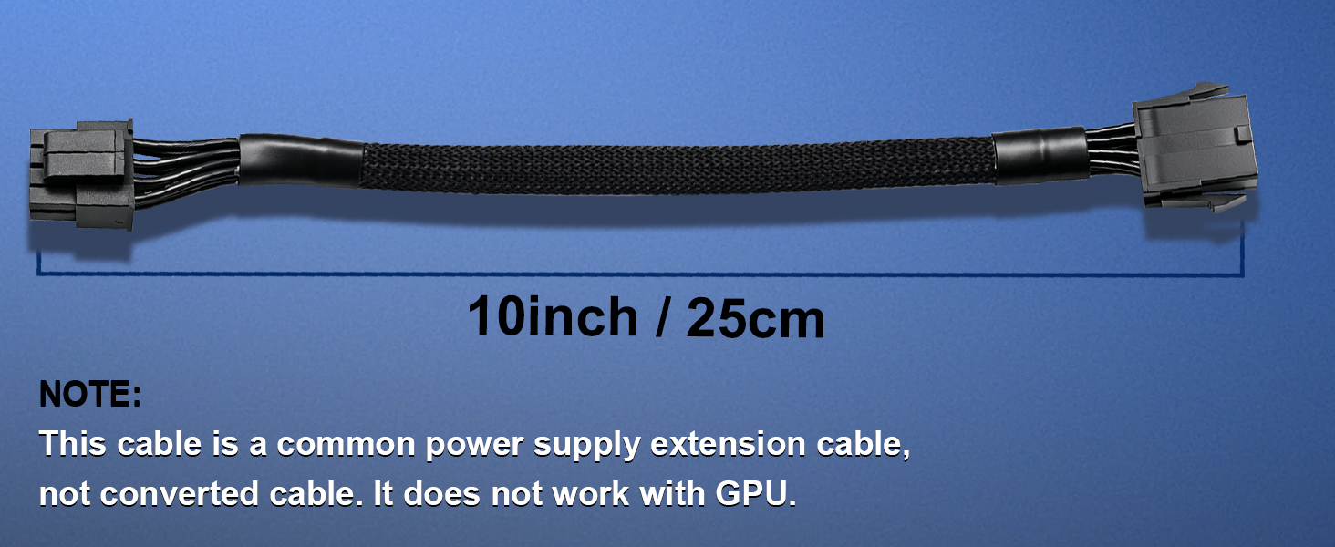 CPU 8(4+4) Pin Extension Power Adapter