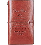 Mom Gifts From Daughter / Son / Dad, To My Mom Refillable Notebook Vintage Leather Journal, Gift ...