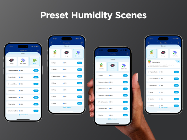 preset scenes