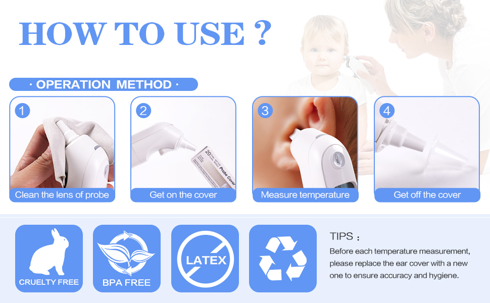 ear thermometer covers