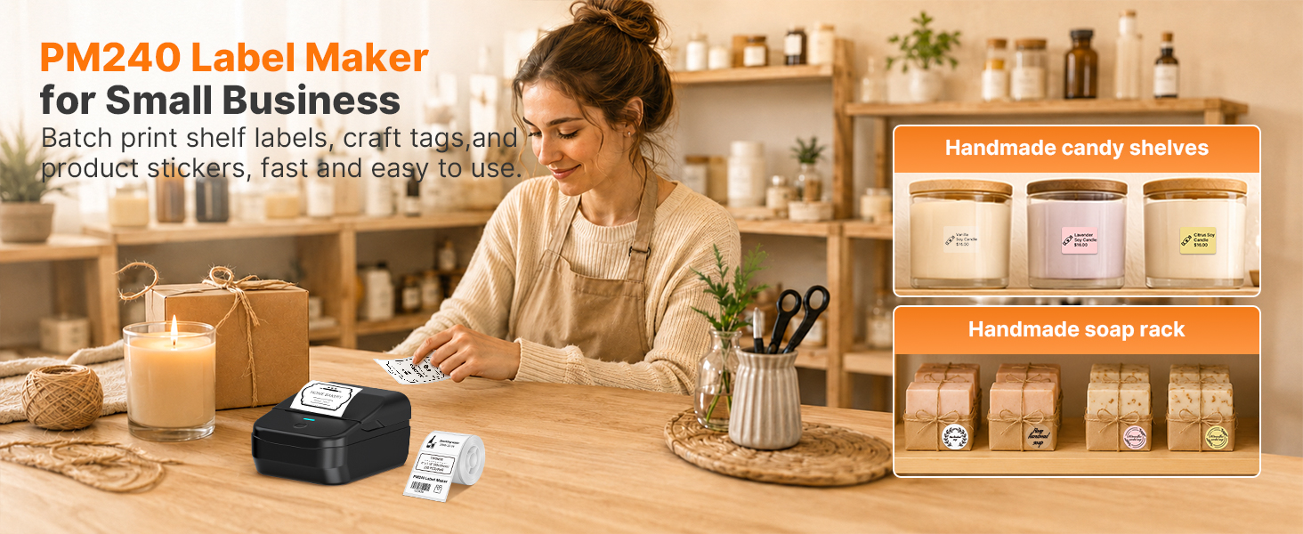 label maker machine with tape label printer thermal printer sticker printer thermal label printer
