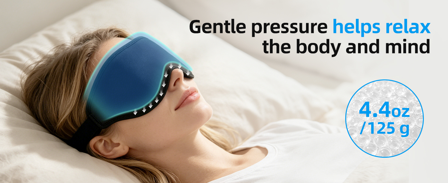 weighted sleep mask