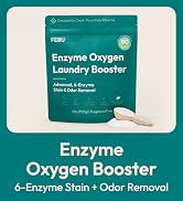 FEBU Enzyme Oxygen Laundry Booster, Odor Eliminator & Stain Remover
