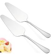 Kucensi Cake Pie Server, 2 Pack Stainless Steel Pizza Pastry Cake Slicer Server Set, Cake Cutter ...
