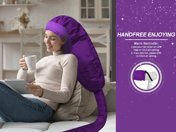 hooded hair dryer