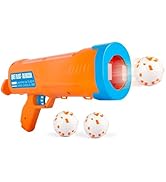 ALL FOR PAWS Dog Ball Launcher, Dog Ball Blaster with 3 ETPU Balls, Interactive Thrower for Mediu...