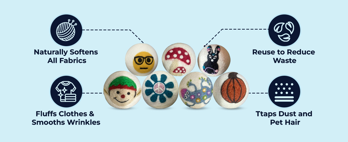 laundry room white fabric softener clothes dryer wool downy ball white wool balls for dryer