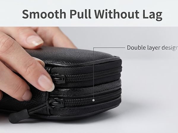 Double layer double zipper
