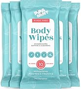 Body Wipes (5 Pack) – 50 XL Shower Wipes, Body Wipes for Adults Bathing, Bedridden wipes - Bath W...