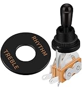 DaierTek 3 Way Guitar Toggle Switch Pickup Selector for Gibson Epiphone Les Paul Electric Guitar ...