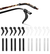 SMARTTOP Glassses Ear Holder Sleeve, Anti-slip eyeglasses ear hook, Silicone Temple Tips for Sung...