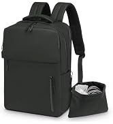 SUIKIHUM Lightweight Commute Backpack for Men & Women, Water-Resistant Travel Daypack with 15.6-I...