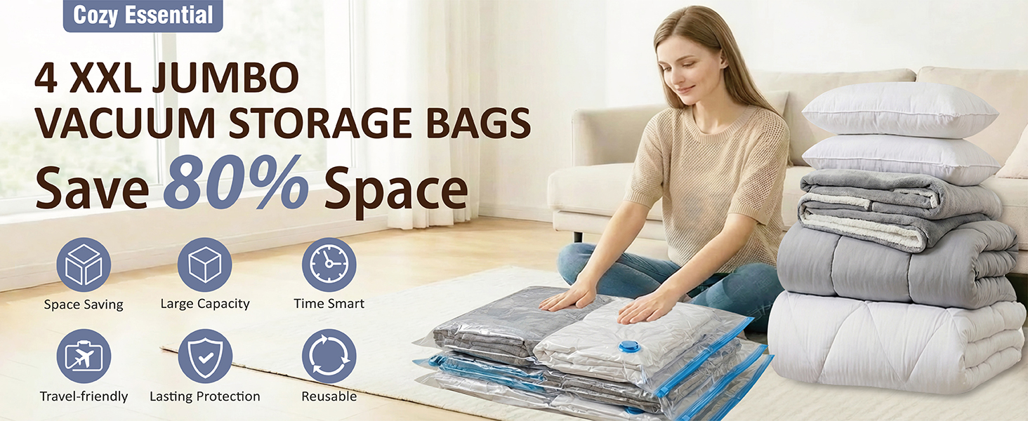 extra large vacuum seal bags for bedding