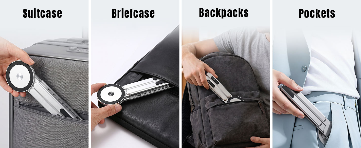 airplane travel accessories train commute tech pocket sized computer stand slim briefcase organizer