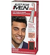 Just For Men Easy Comb-In Color Mens Hair Dye, Easy No Mix Application with Comb Applicator - Ric...
