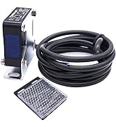 Taiss/Indoor Wall Mounted Photoelectric Beam Sensor 12-240VDC 24-240VAC Retroreflective photoelec...