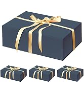 HavrePac 4 Pack Large Gift Boxes 13.8x9x4.3 Inches Luxury Gift Boxes with Lids,Magnetic Closure G...