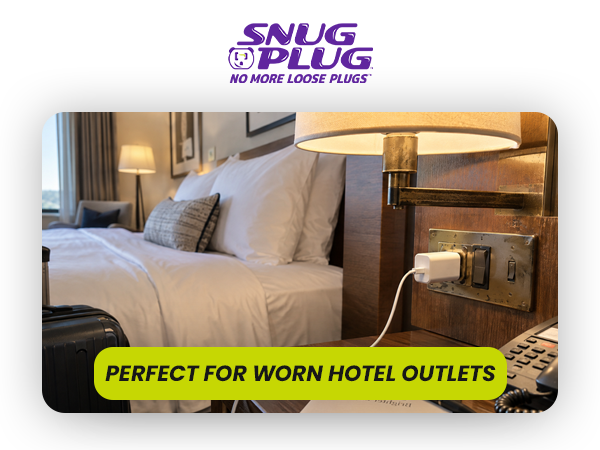 snug plug no more loose plugs perfect for worn hotel outlets