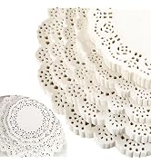 AimtoHome White Round Paper Doilies,4.5 Inch Lace Doilies for Dessert Trays, Cakes or Table Decor...
