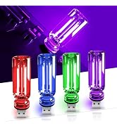 LINFGWNF USB Light,Touch Dimmable Mini LED Lights,Portable Retro Glass Bottle Decorative Lights f...