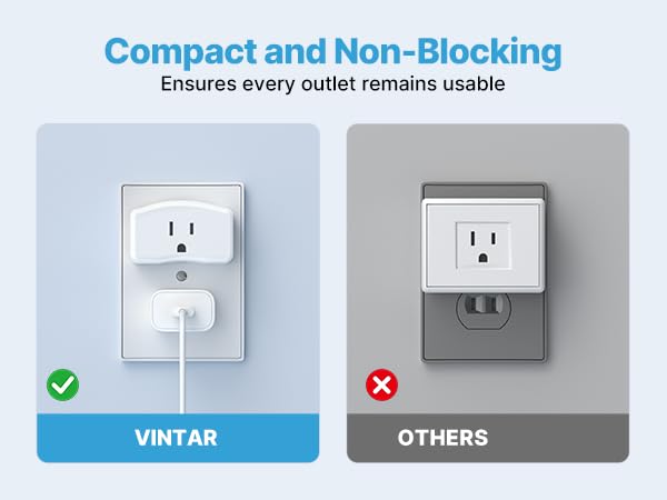 compact and non-blocking