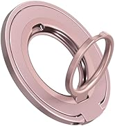 EWA MagOne Ultra (Ring Edition) Phone Grip Stand with Replaceable Metal Finger Ring, Removable Ma...