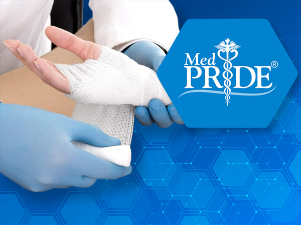 Sterile Latex Free First Aid Pads Wound Care Rolled Dressing Wrap Medical Non-Adherent Mesh Bandages