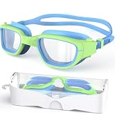 Zeligerstar Kids Swim Goggles,Swimming Goggles for Kids 6-14, Anti-Fog UV Protection Pool Goggles...