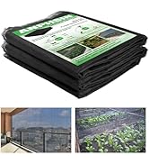 ANPHSIN Stronger Garden Mesh Netting - 10 x 20 ft PP Nanocomposite Bird Net Barrier, Mosquito Net...
