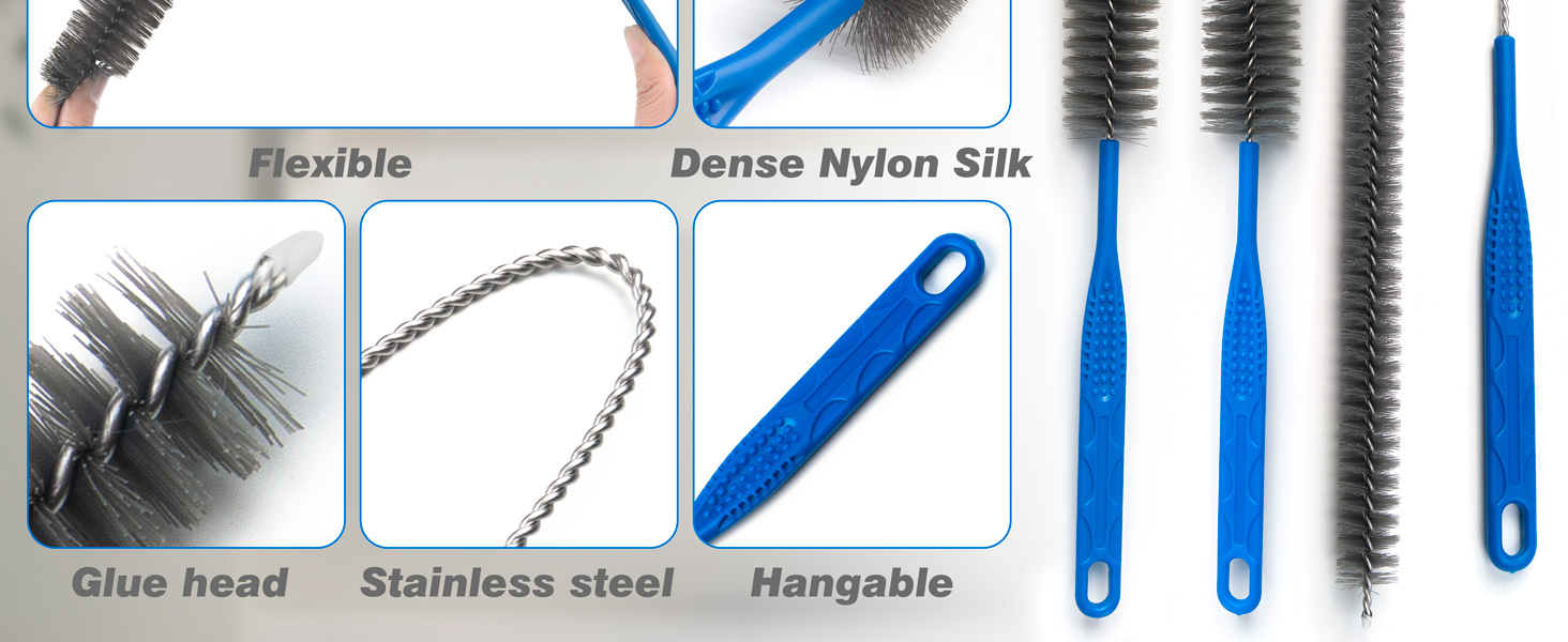 Refrigerator Coil Cleaning Brush,Sewer Set Brush Clog Remover