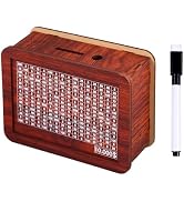 orimetre Creative Wooden Money Vault – 10K Dollar Cash Savings Challenge Box with Numbers, Large ...