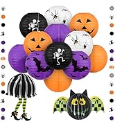 KatchOn, Halloween Hanging Paper Lanterns Set - Pack of 15 | Halloween Paper Lanterns, Halloween ...