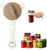 4 in 1 Multi-Purpose Jar Opener, 2026 Upgrade Adjustable Three Claw Bottle Opener with Non Slip T...