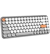 FELICON Wireless Bluetooth Keyboard Portable Mini 84-Key Typewriter Keyboard Compatible with Andr...