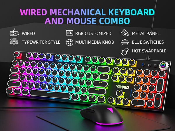 typewriter gaming keyboard