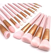 Z'OREYA Makeup Brushes 15Pcs Makeup Brush Set Premium Synthetic Kabuki Brush Cosmetics Foundation...