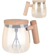 Yummy Sam Self Stirring Coffee Mug, 13.5 Oz Milk Coffee Mixing Cup Battery Powered Electric Autom...