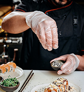 disposable food handling gloves