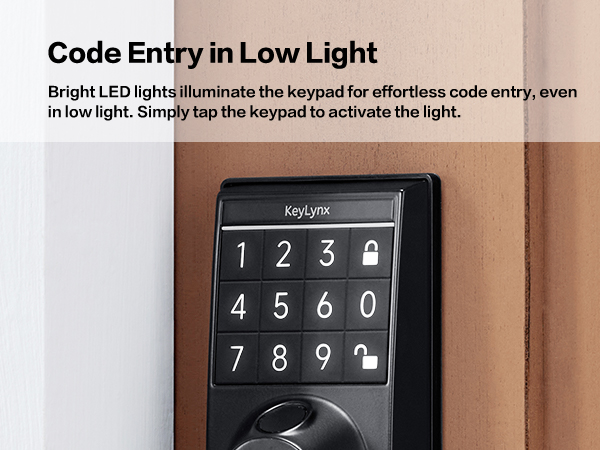 keyless entry door lock deadbolt